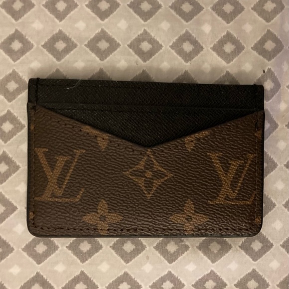Louis Vuitton Neo Monogram Macassar Porte-cartes Card Holder Wallet - Picture 6 of 6